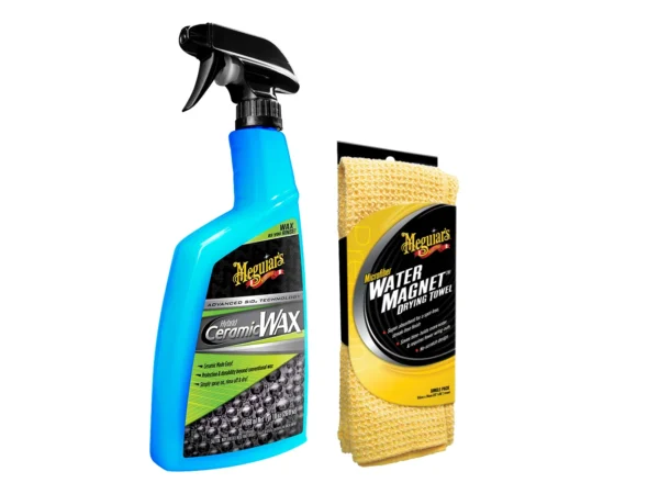 Meguiar's Hybrid Ceramic Wax w/Water Magnet Microfiber Drying Towel - 22" x 30"