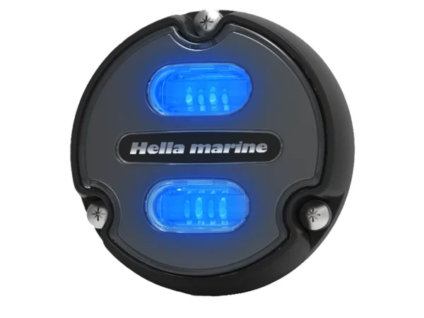 Hella Marine Apelo A1 Blue White Underwater Light - 1800 Lumens - Black Housing - Charcoal Lens - Image 3