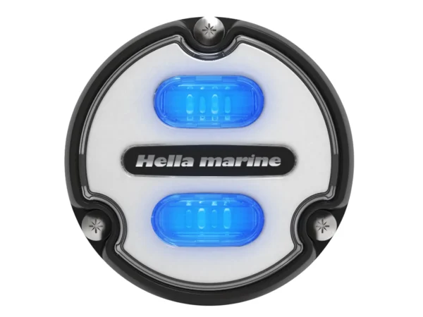 Hella Marine Apelo A1 Blue White Underwater Light - 1800 Lumens - Black Housing - White Lens - Image 3