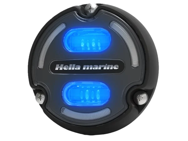 Hella Marine Apelo A2 Blue White Underwater Light - 3000 Lumens - Black Housing - Charcoal Lens w/Edge Light - Image 3