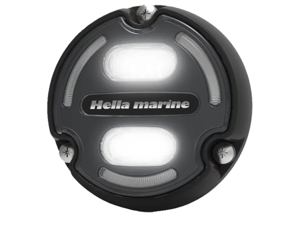 Hella Marine Apelo A2 Blue White Underwater Light - 3000 Lumens - Black Housing - Charcoal Lens w/Edge Light - Image 4