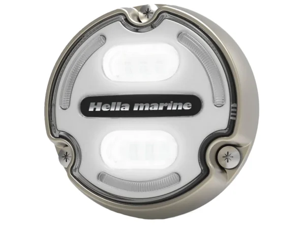 Hella Marine Apelo A2 Blue White Underwater Light - 3000 Lumens - Bronze Housing - White Lens w/Edge Light - Image 4