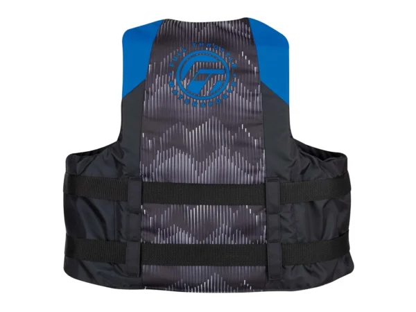 Full Throttle Adult Nylon Life Jacket - 4XL/7XL - Blue/Black - Image 2