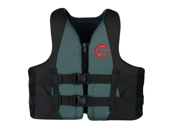 Full Throttle Adult Rapid-Dry Life Jacket - L/XL - Grey/Black