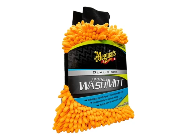 Meguiar's Hybrid Wash Mitt - Extremely Plush Microfiber Wash Mitt f/Gently Waxing While Washing