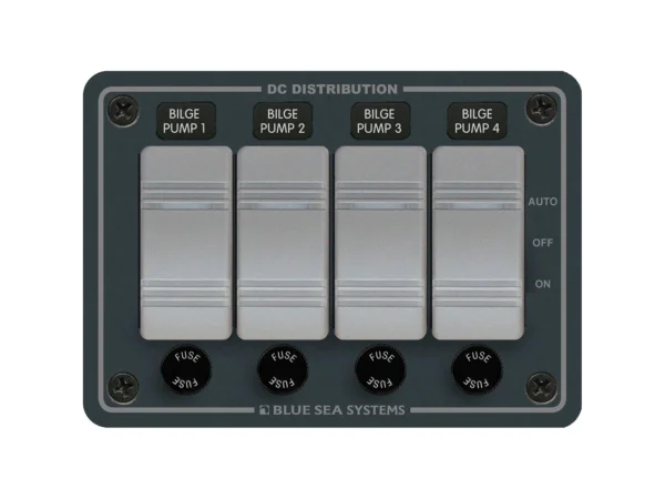 Blue Sea 8666 Contura 4 Bilge Pump Control Panel