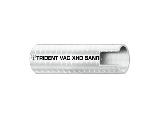 Trident Marine 1-1/2" x 50' Box VAC XHD Sanitation Hose - Hard PVC Helix - White