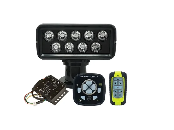 ACR RCL100 LED Searchlight Wired and Wireless Controls Black Housing 12/24vDC