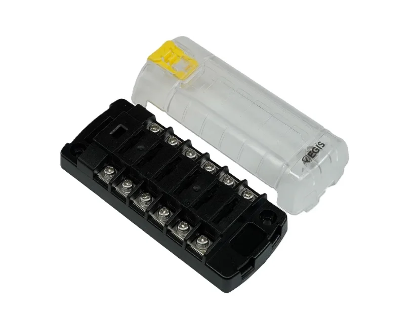 EGIS RT Fuse Block 6 6 Independant Circuits with Cover