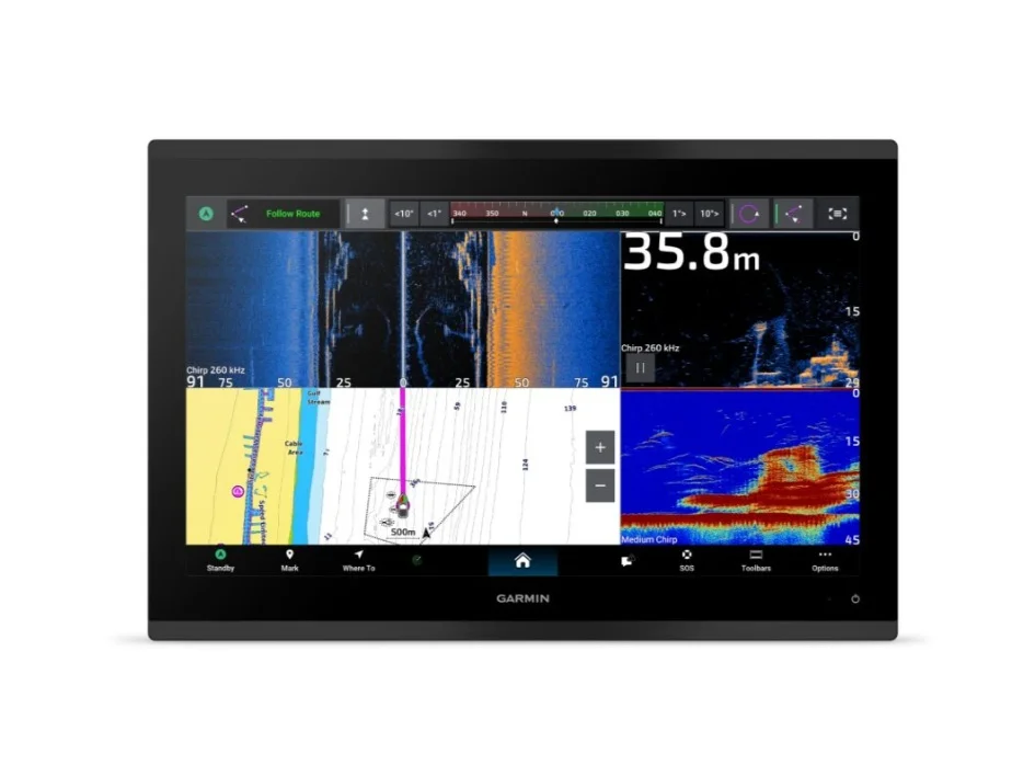 Garmin GPSMAP9017xsv 17in MFD Worldwide Basemap and Sonar
