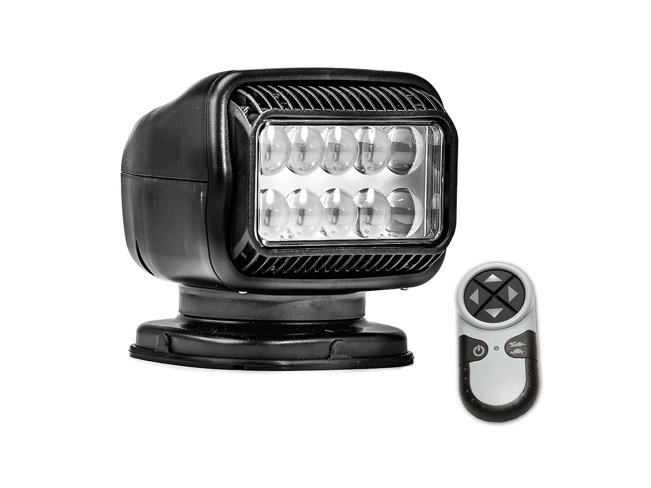Golight GT Series LED Black Wireless Handheld Remote Permanent Mount 12v