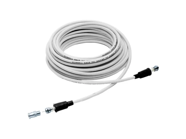 Hubbell TV99 50 Foot White TV Shore Cord