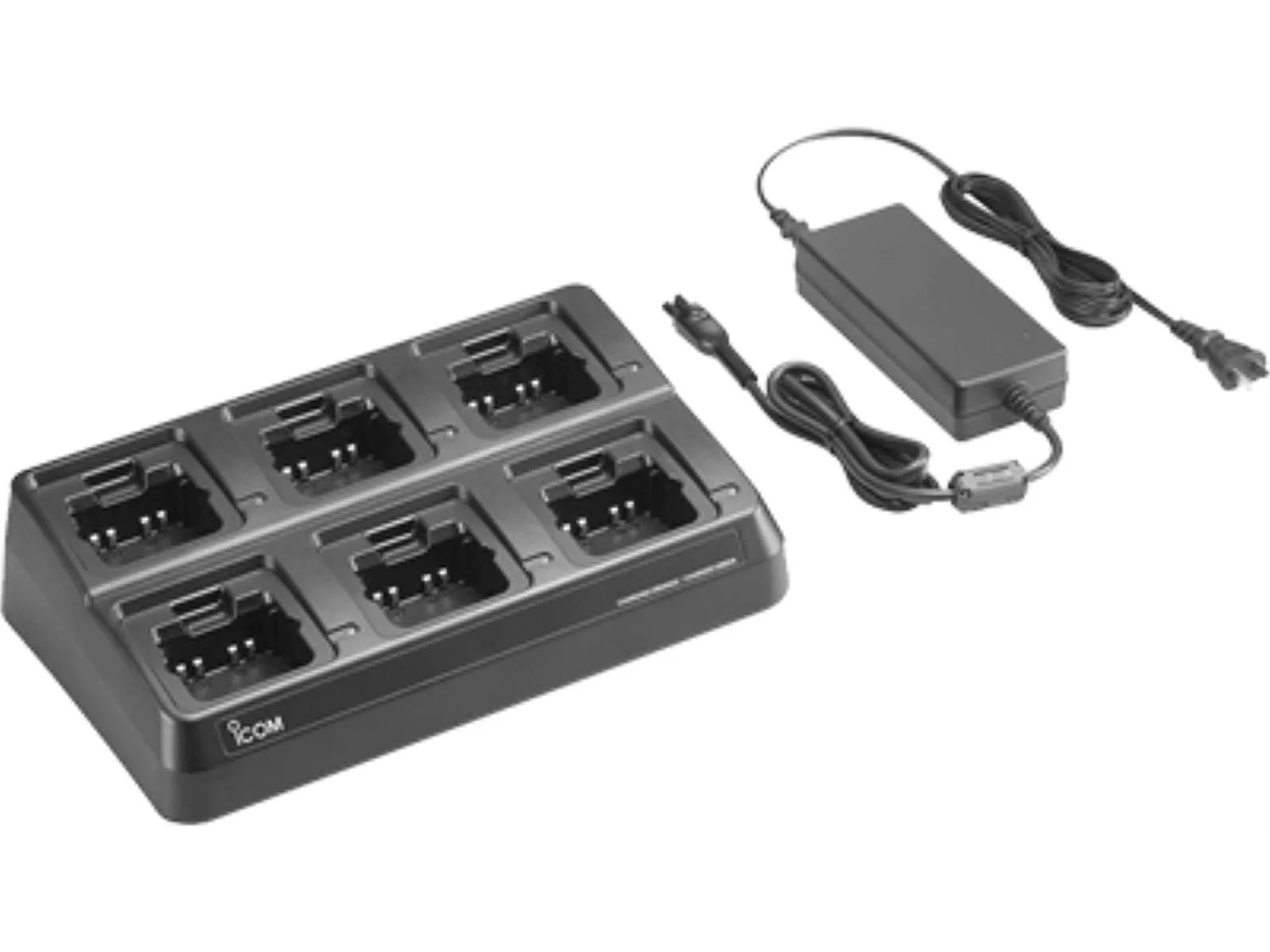 Icom 6-Gang Charger with USA AC Adapter
