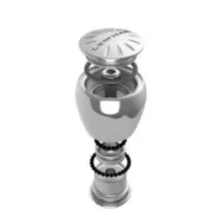 Lewmar Power Grip Knob Stainless Steel with Rim Clamp