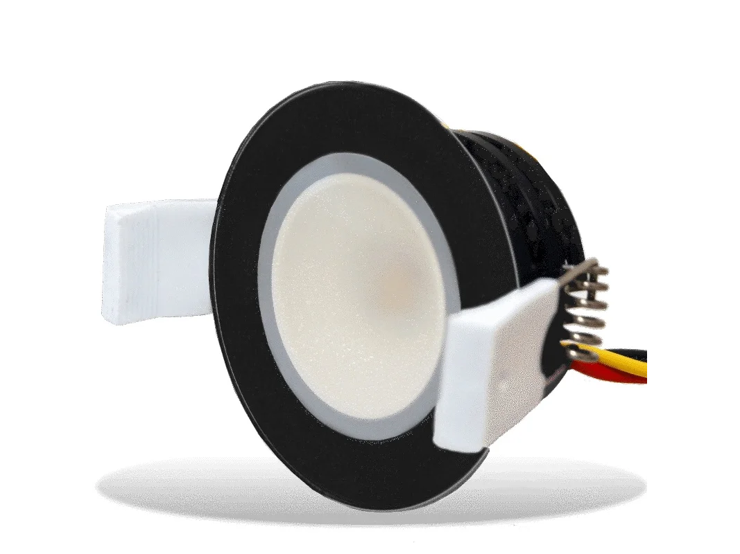 Lumishore LUX DL50 Courtesy Full Spectrum CRGBW 12/24vDC 5 Watt Black Bezel