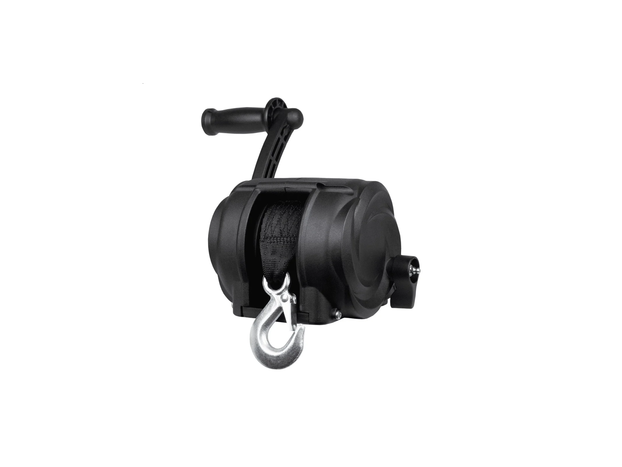 Powerwinch 2000 Trailer Whinch Manual Strap Winch Black For Boats Up To 2000lb