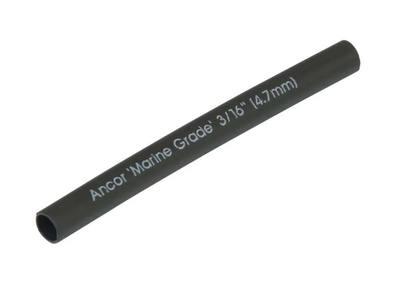 Ancor 3/16" x 48" Black Heat Shrink Tubing