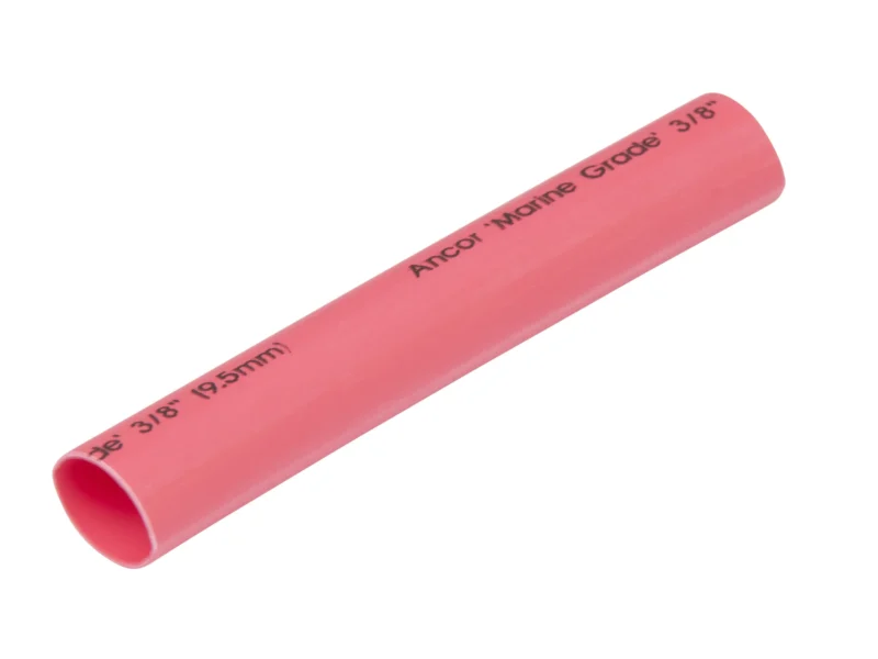 Ancor 3/8" x 48" Red Heat Shrink Tubing