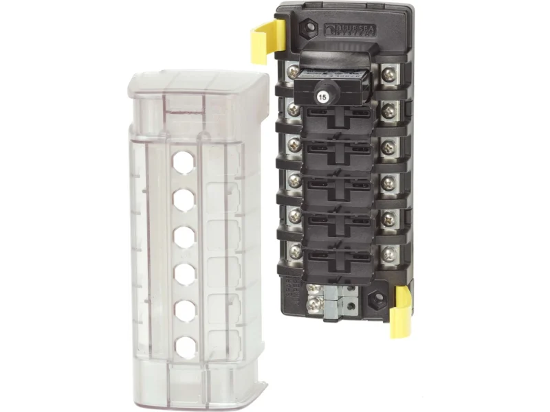 Blue Sea ST CLB Circuit Breaker Block - 6 Independant Circuits