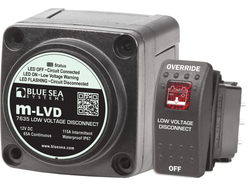 Blue Sea m-LVD Low Voltage Disconnect 12vDC