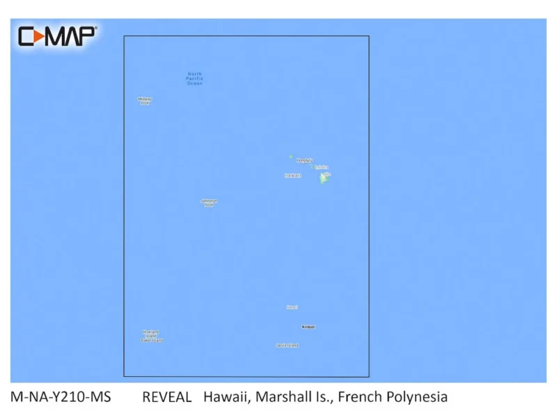 C-MAP Reveal Coastal Hawaii, Marshall Islands and French Polynesia