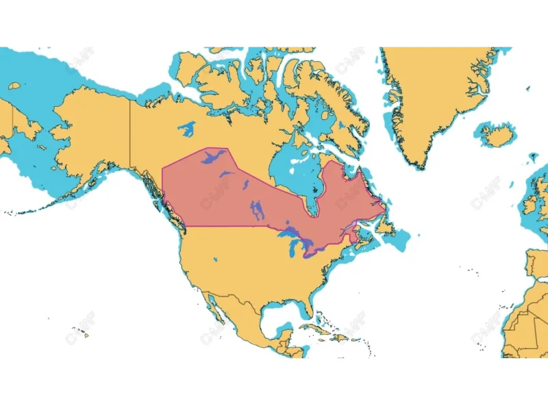 C-MAP Reveal Inland Canada Lakes