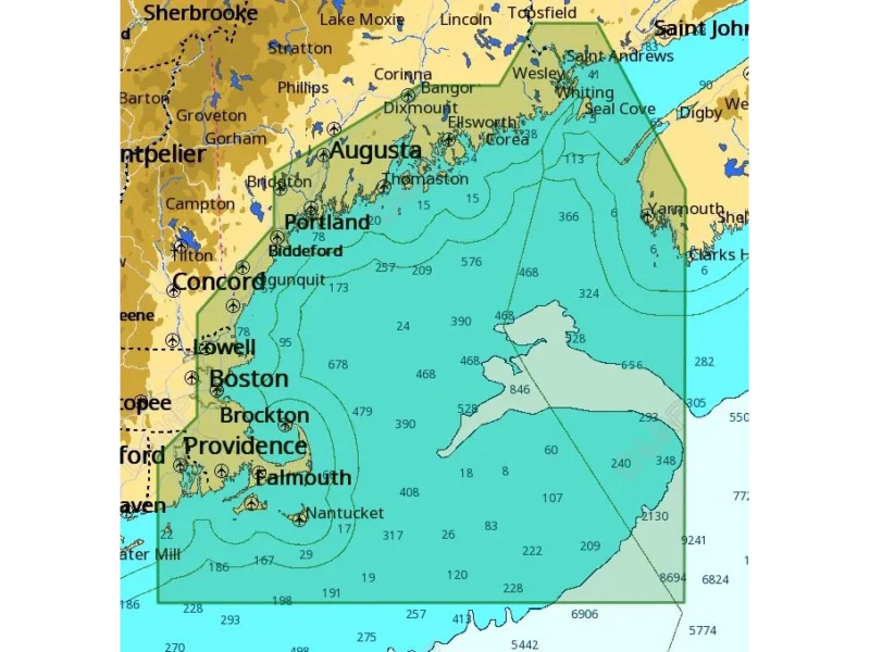 C-MAP M-NA-D939 4D Local Passamaquoddy Bay - Block Isl