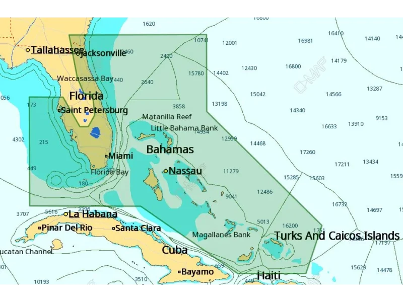 C-MAP M-NA-D943 4D Local Florida And The Bahamas