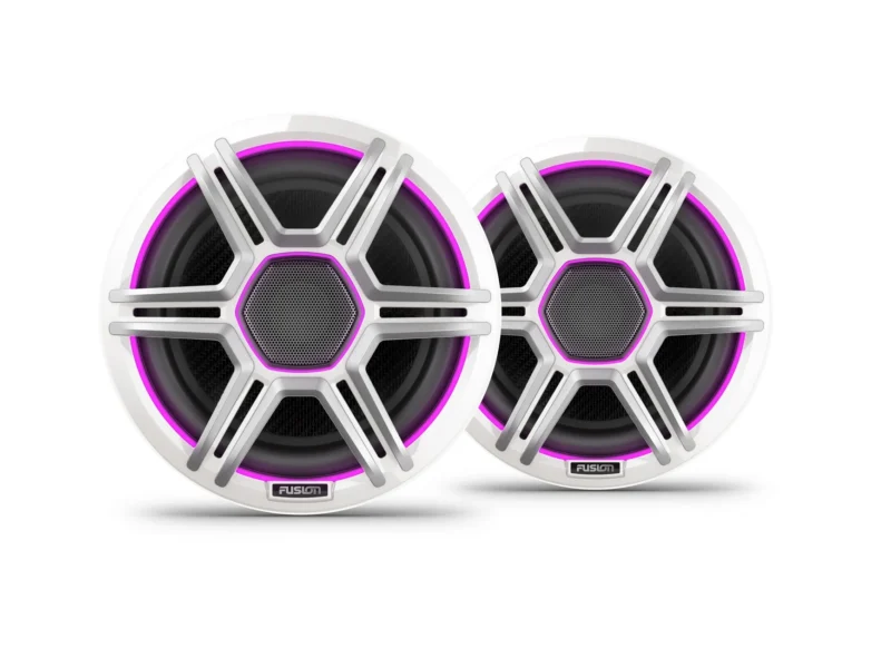 Fusion AP-FL77SPW 7.7in LED Apollo Series Speakers White Sport Grilles