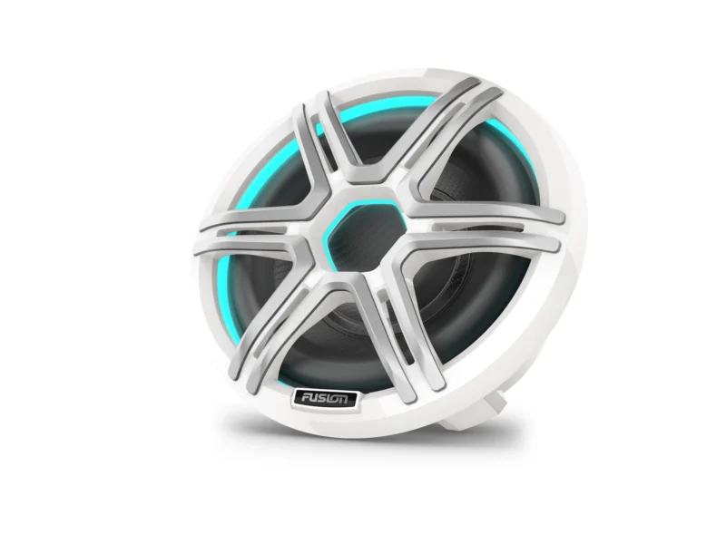 Fusion AP-SL10SPW 10in LED Apollo Series SUB-Woofer White Sport Grilles