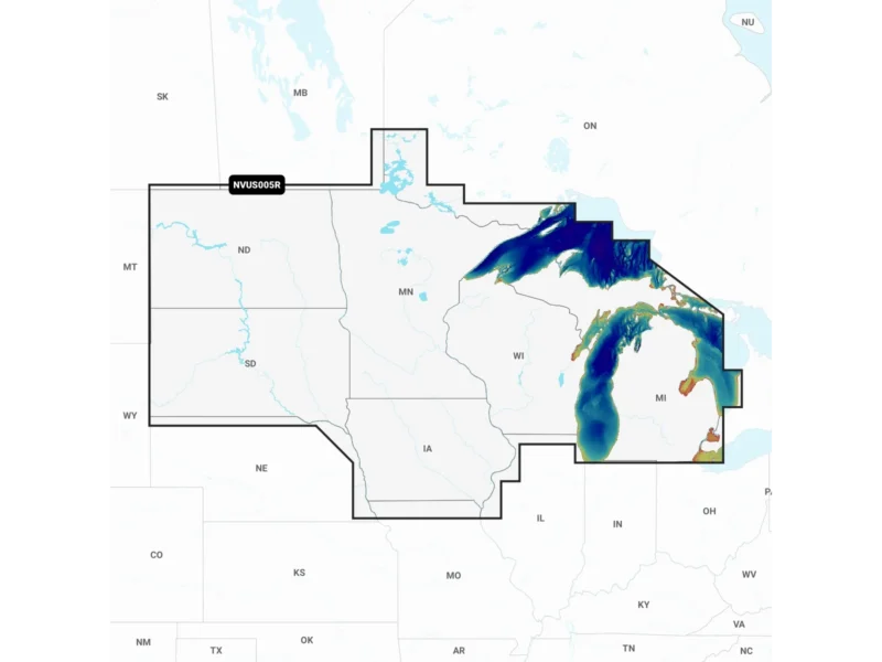 Garmin NVUS005R Navionics+ Vision+ U.S. North microSD