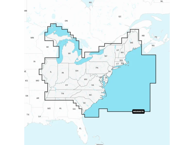 Garmin NSUS007R Navionics+ U.S. East microSD