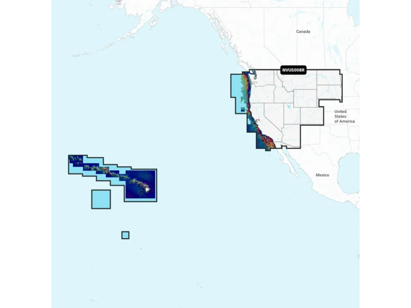 Garmin NVUS008R Navionics+ Vision+ U.S. West microSD