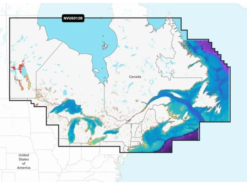 Garmin NVUS012R Navionics+ Vision+ Canada East & Great Lakes microSD