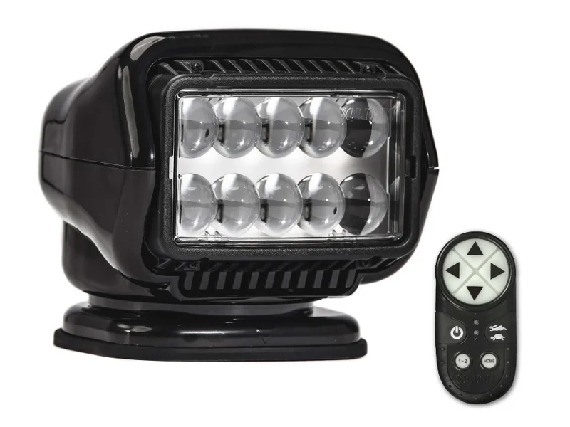 Golight Stryker LED Black Wireless Handheld Remote Permanent Mount