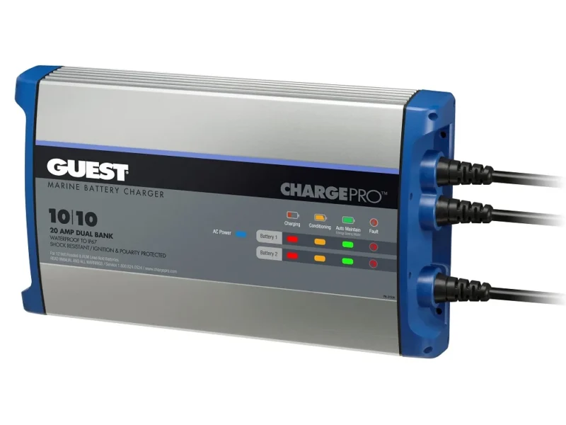 Guest 2720A 20A 2 Bank 120V Input Battery Charger