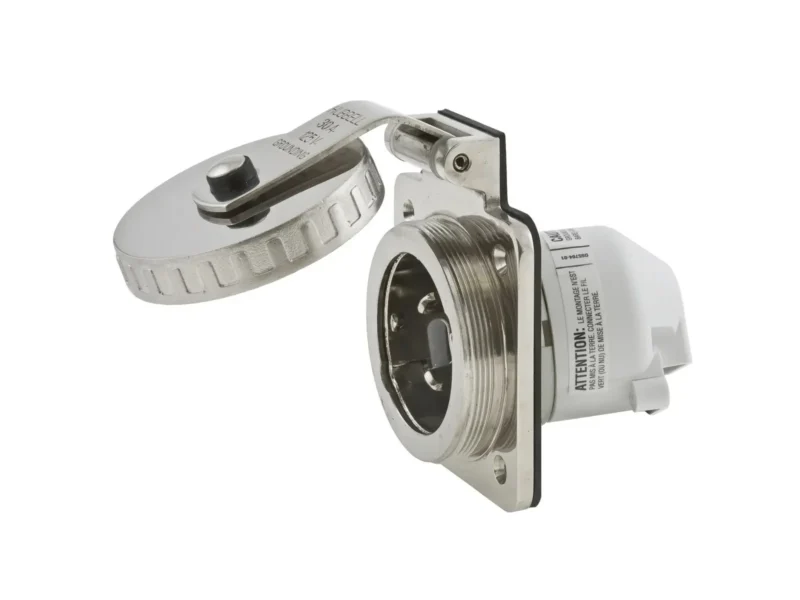 Hubbell HBL303SS 30A Inlet Round Stainless Steel