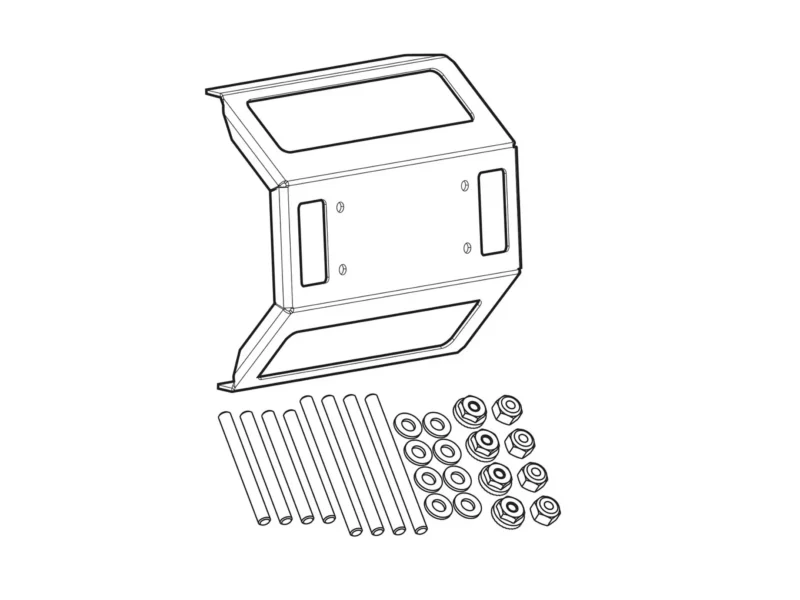 Humminbird IDMK-S10R Flush Mount Kit for Solix 10