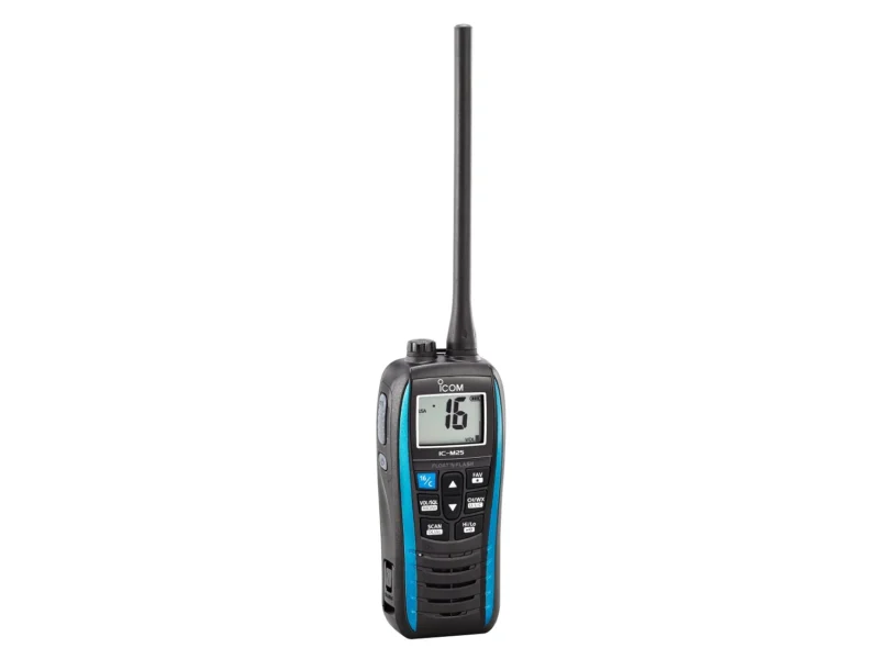 Icom M25 Floating Handheld VHF Marine Blue 5 Watts