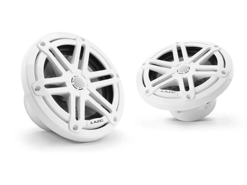 JL Audio M3 6.5in Coaxial Speakers White Sport Grille