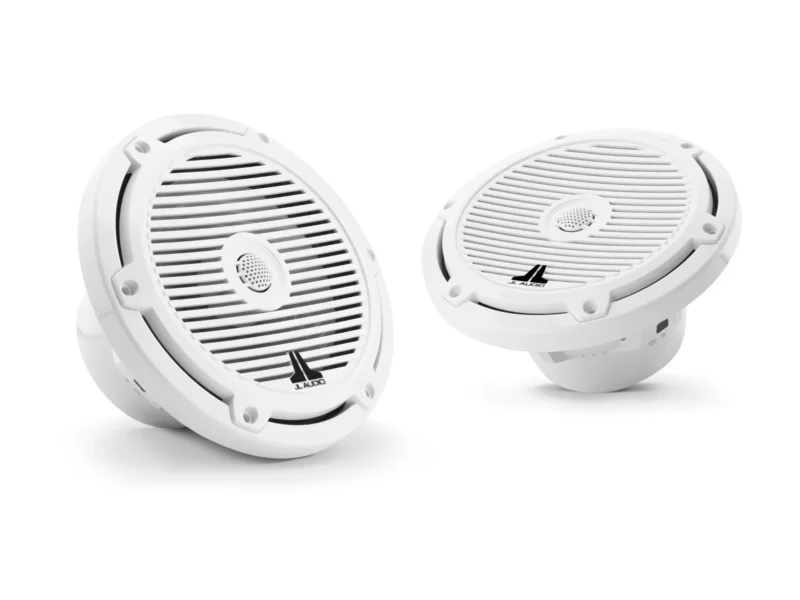 JL Audio M3 7.7in Coaxial Speakers White Classic Grille