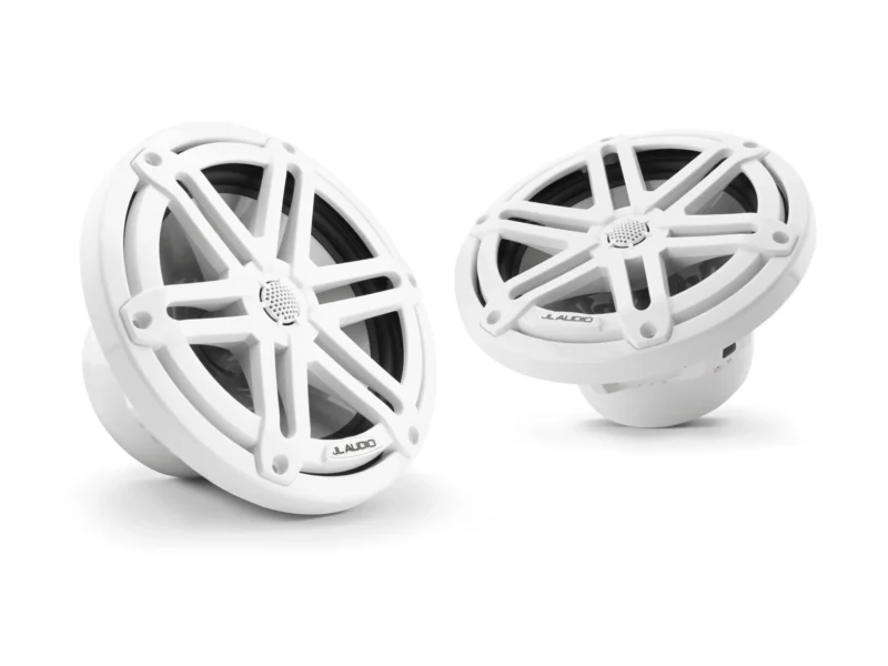 JL Audio M3 7.7in Coaxial Speakers White Sport Grille