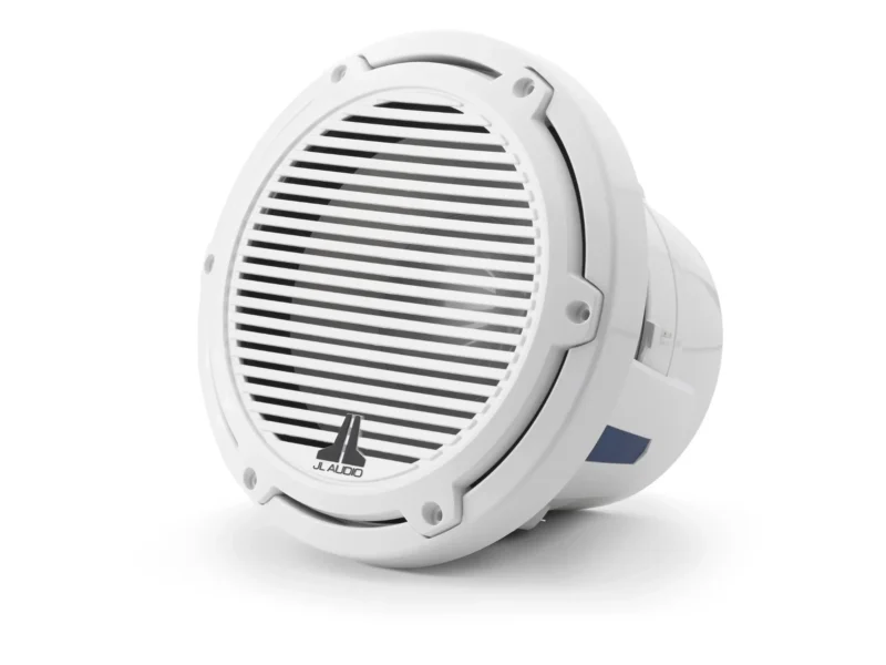 JL Audio M6 8in Subwoofer with White Classic Grille Infinite Baffle