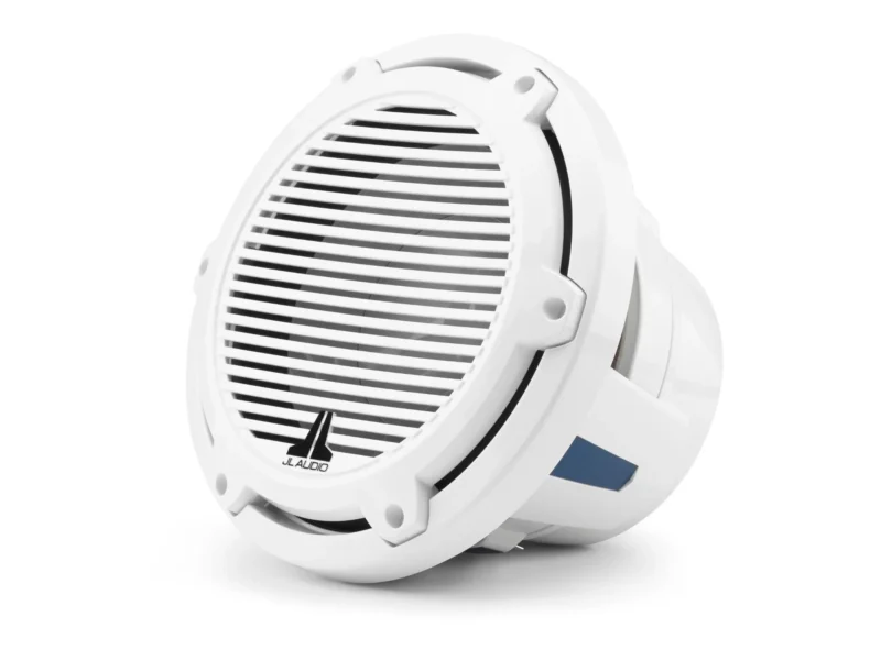 JL Audio M6 10in Subwoofer with White Classic Grille Infinite Baffle