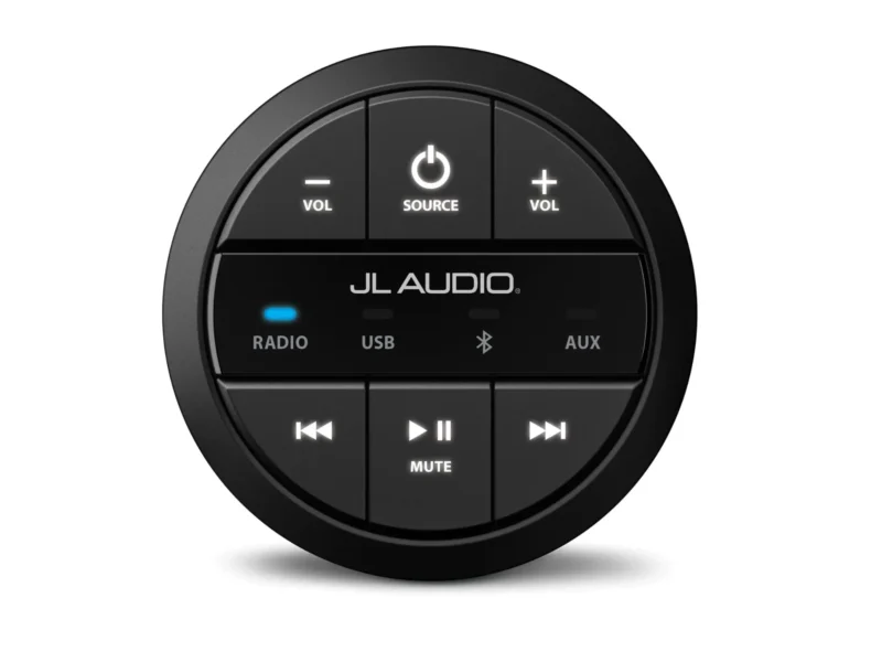 JL Audio MMR-20-BE Round Wired Remote for MediaMaster