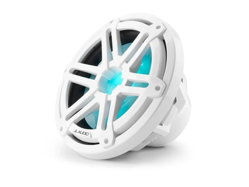 JL Audio M3 10in Marine Subwoofer White Sport Grille with RGB LED