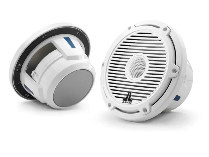 JL Audio M6 7.7in Coaxial Speakers White Classic Grille