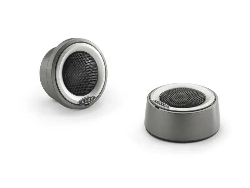 JL Audio M6 1in Component Tweeter Gray Mounting Cups and Titanium Trim