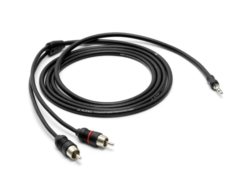 JL Audio 2-Channel 6ft Y-Cable 3.5mm Mini to 2 RCA Males