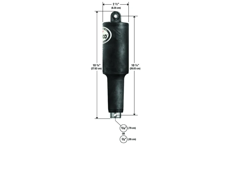 Lenco 2 1/4" Stroke XDS Actuator 5/16" x 3/8" 12v